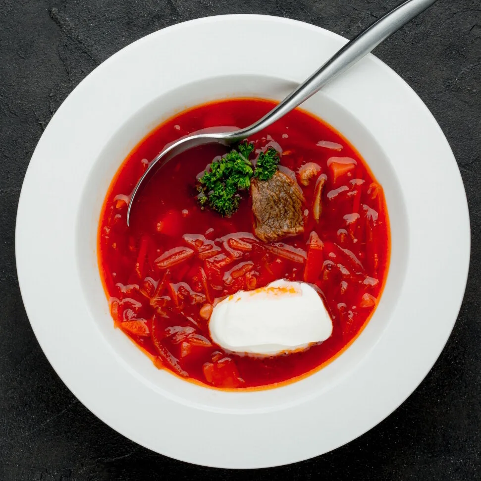 Борщ мясной