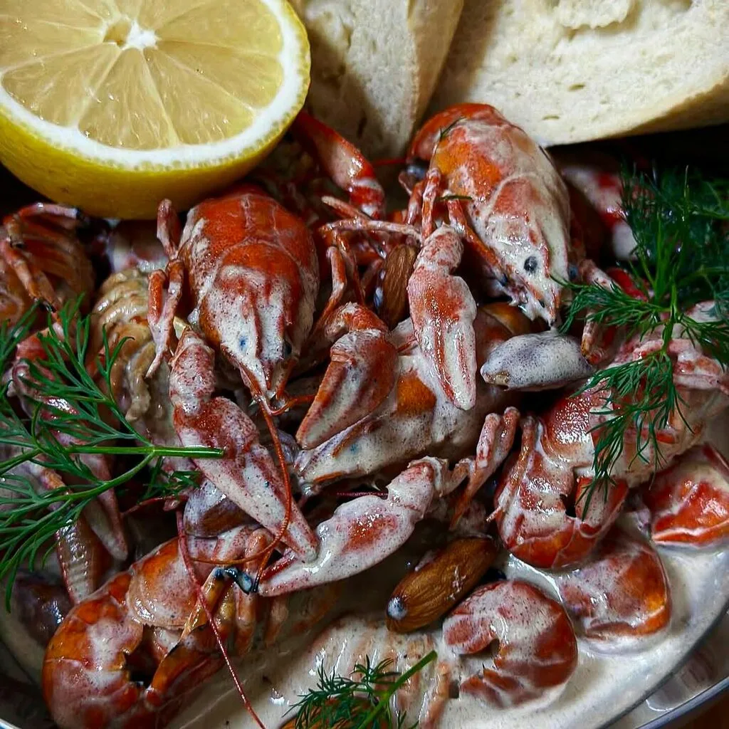 Раки жареные по-французски