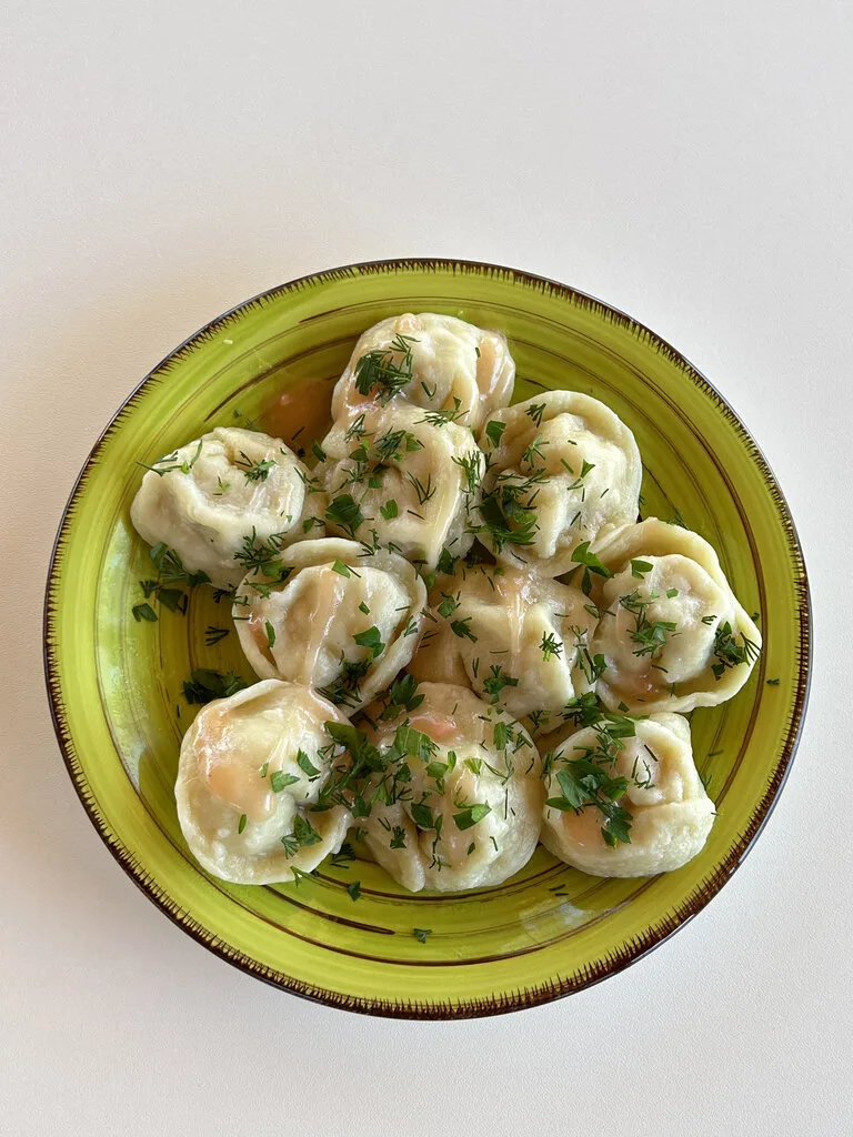 Пельмени из форели