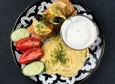 Рыба с гарниром