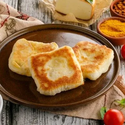 3шт Грузинский пончик с говядиной и свининой