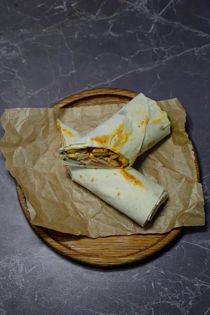 Шаурма по-кавказски с курицей