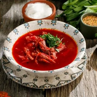 Борщ с говядиной