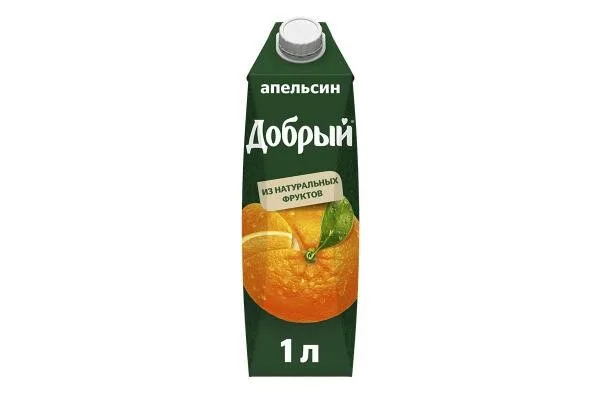 Сок Добрый апельсин 1л.