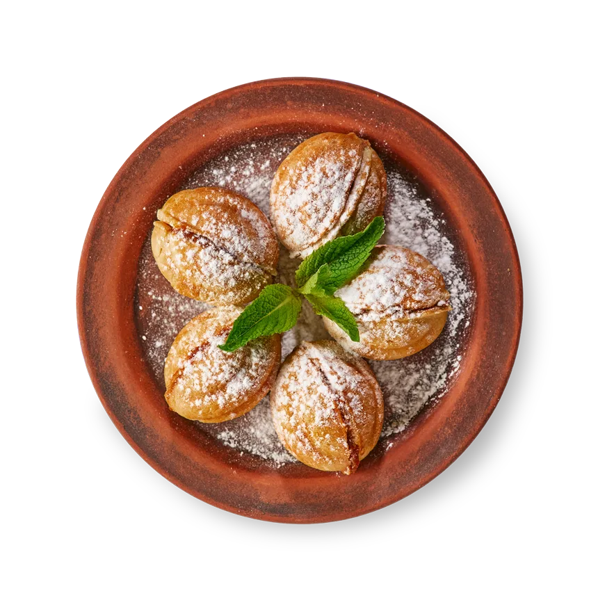 Орешки со сгущёнкой и грецким орехом