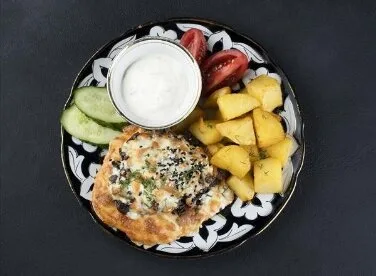 Куриное филе с грибами