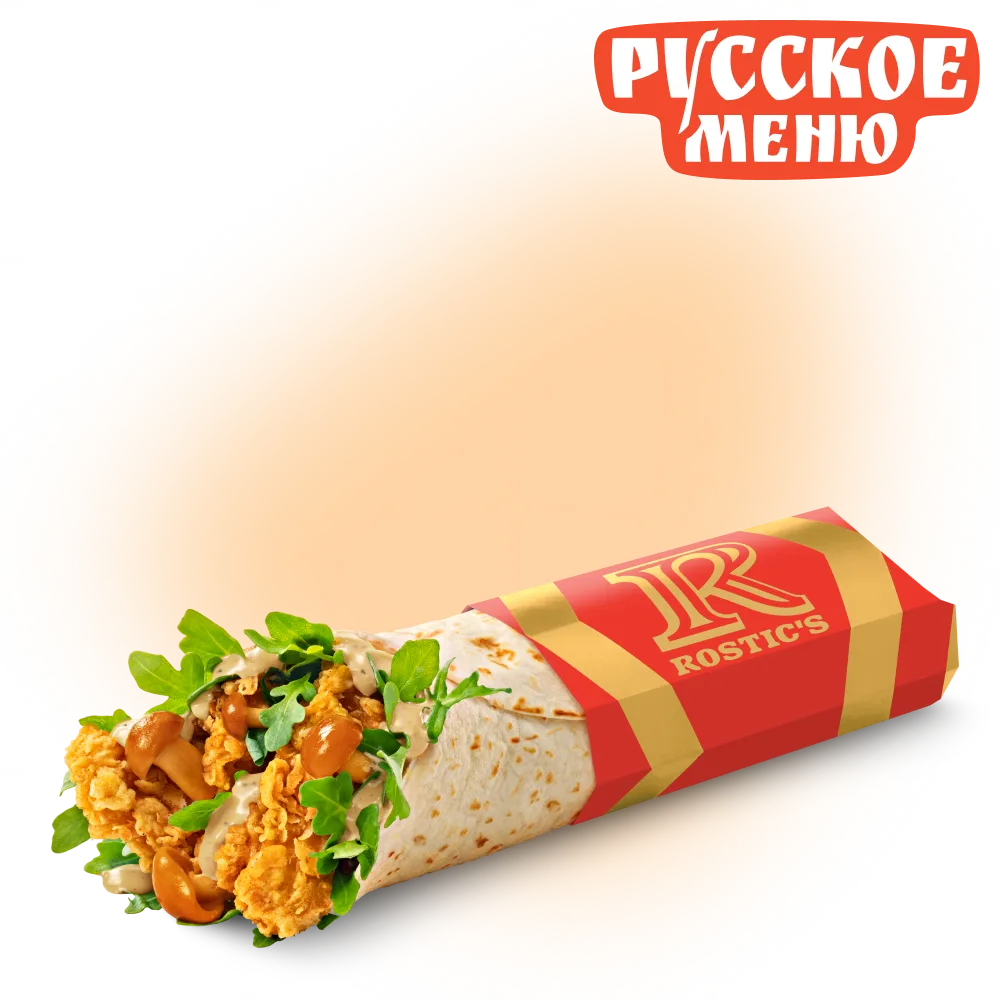 Ролл по-русски с грибами