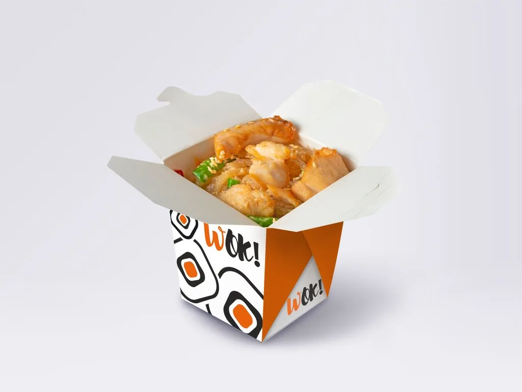 Рисовая лапша Фунчоза с курицей