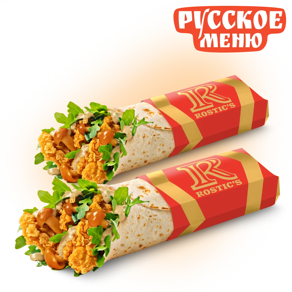 2 Ролла по-русски с грибами