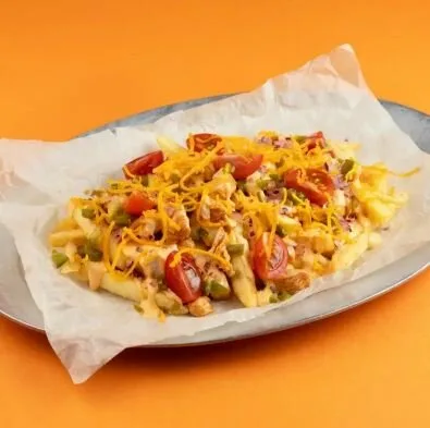 Картофель с курицей кимчи