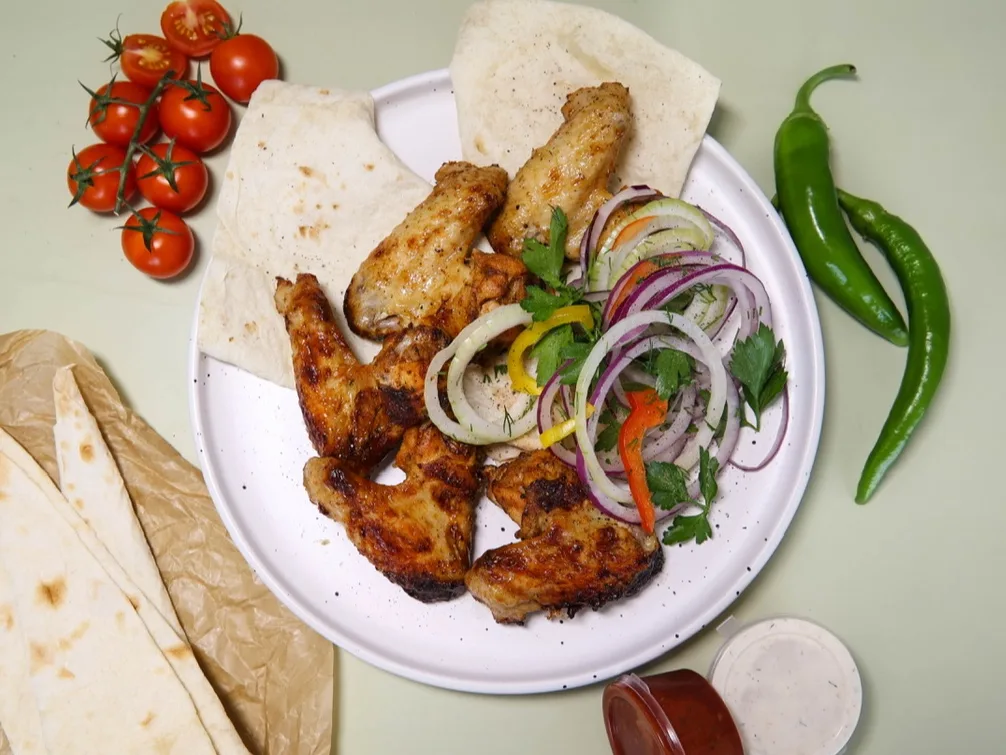 Шашлык из куриных крыльев