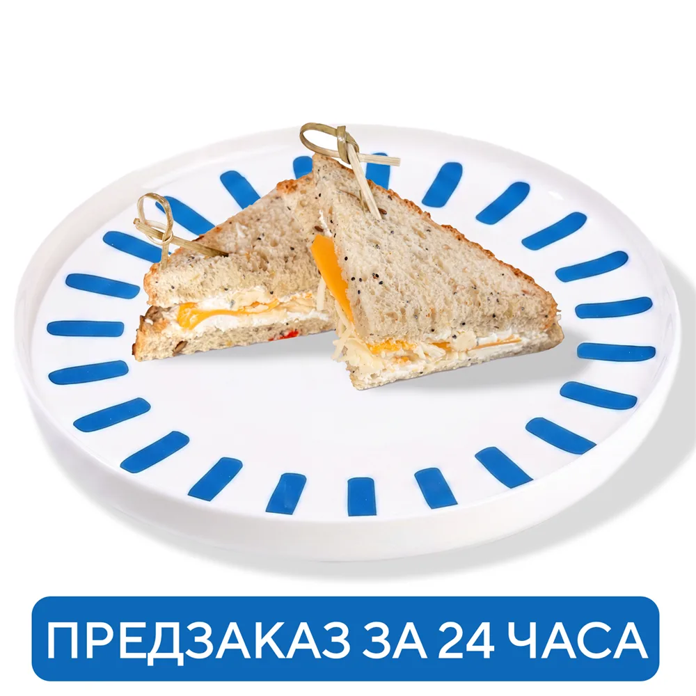 Мини сендвич 4 сыра 1 шт