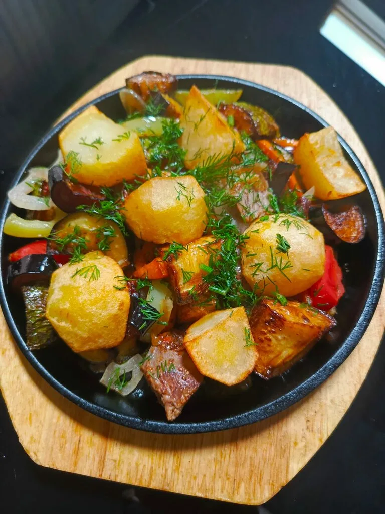 Сковородка по-домашнему с говядиной
