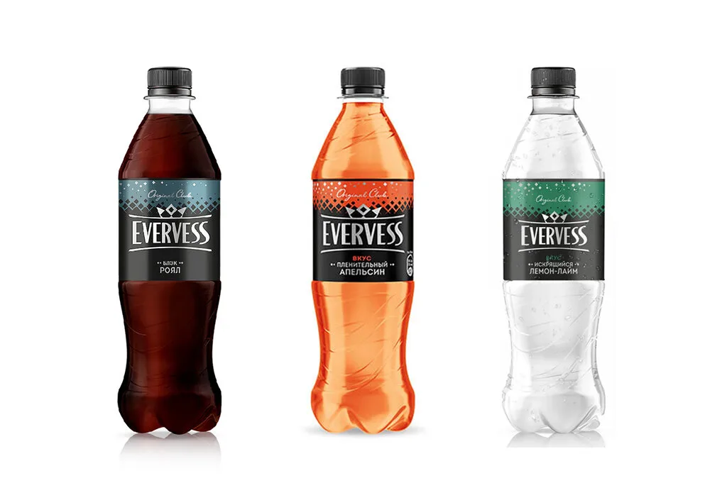 Напитки Evervess 0.5 л.