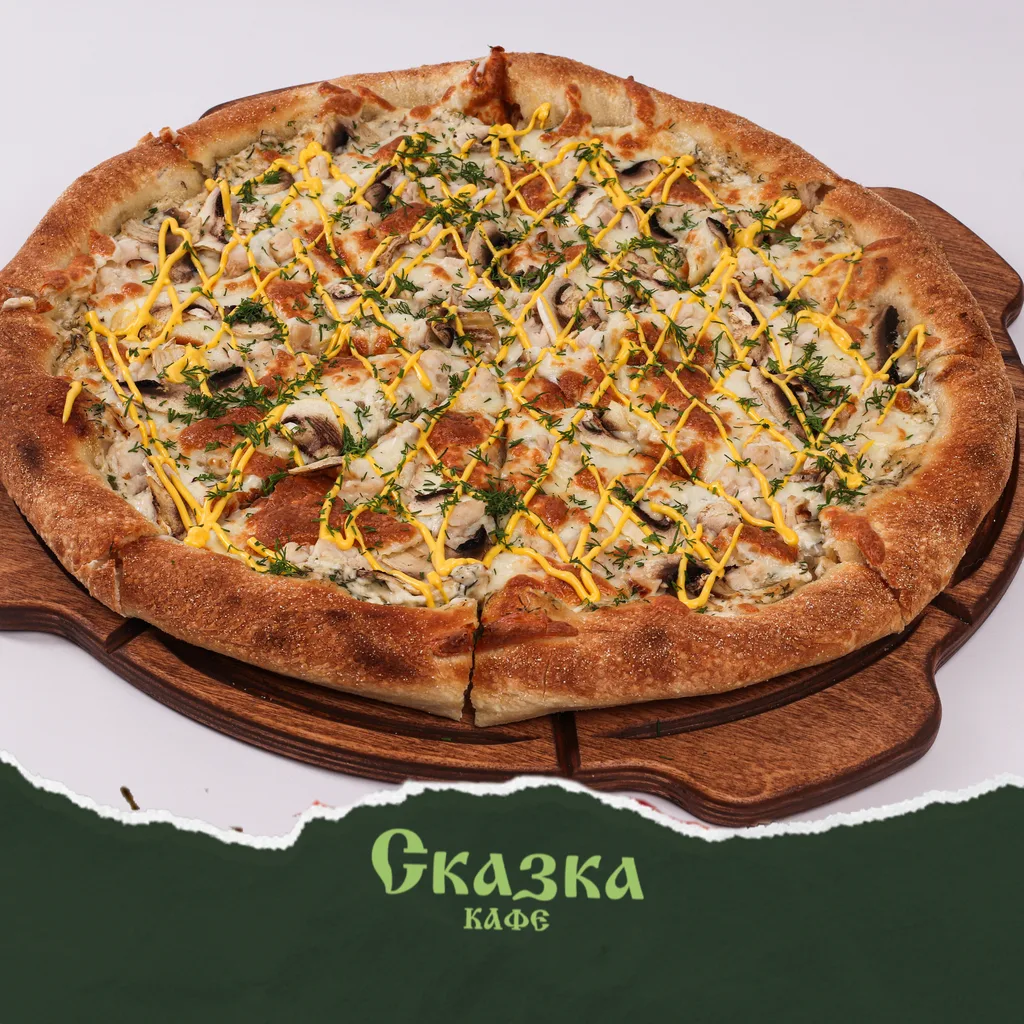 Пицца Копченая курочка с грибами