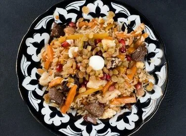 Плов праздничный с бараниной